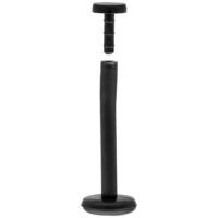 Musta Push-Fit Basic Tanko valkoisella taustalla