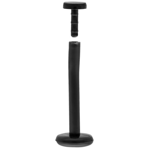 Musta Push-Fit Basic Tanko valkoisella taustalla