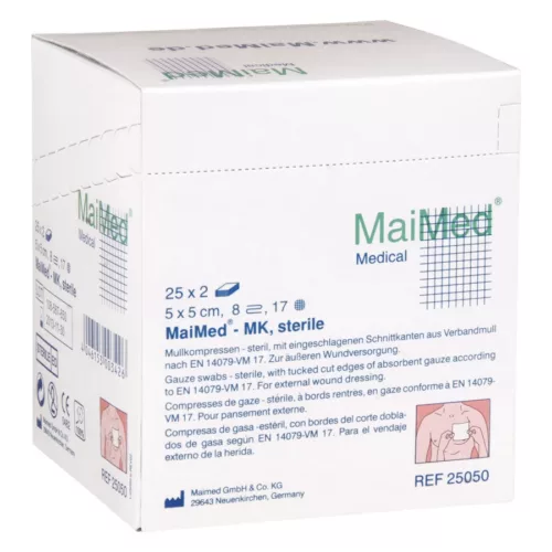 MaiMed - 5 x 5 cm, 8fach, sterile