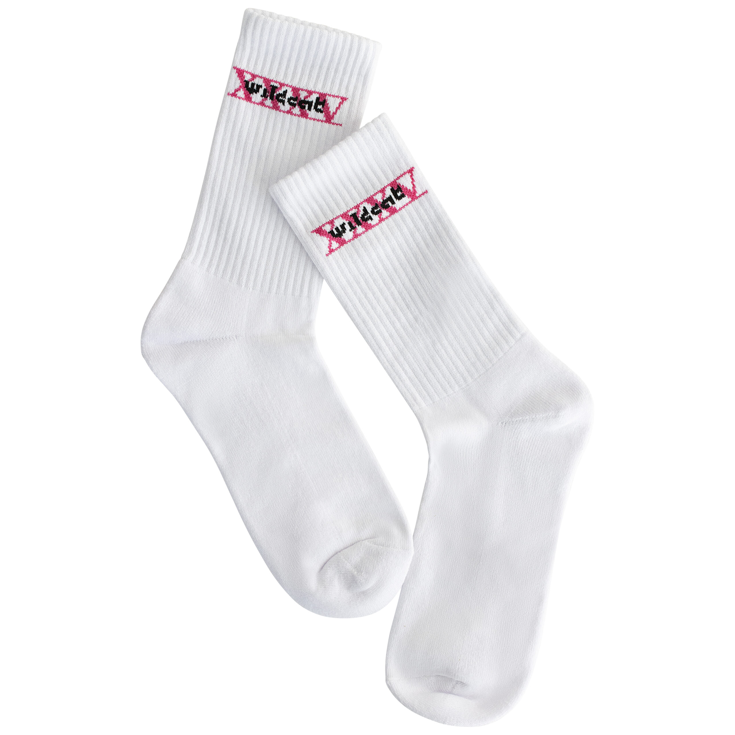 Valkoiset sukat Wild Socks XXXV koko 36-40 Valkoiset sukat Wild Socks XXXV puuvillasta, koko 36-40, valkoisella taustalla