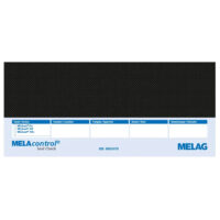 MELAcontrol Seal Check VE100 valkoisella taustalla MELAcontrol Seal Check VE100 mustalla ja sinisellä designilla valkoisella taustalla