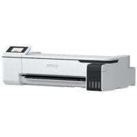 Valkoinen Epson SureColor SC-T3100x tulostin yksinkertaisella taustalla
