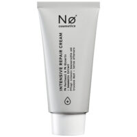 Nø Cosmetics Intensiv Repair Cream -harmaa tuubi valkoisella taustalla