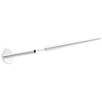 Push-Fit asennustappi 1.2mm titaani hopea Hopeinen Push-Fit asennustappi titaanista valkoisella taustalla