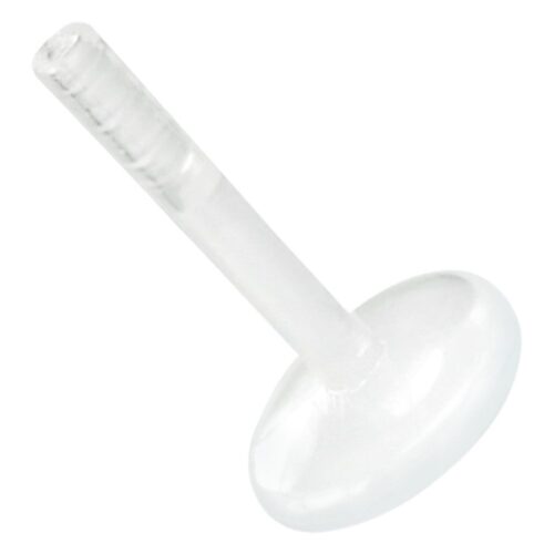 Kirkas PTFE Labret-tappi Wildcatilta valkoisella taustalla