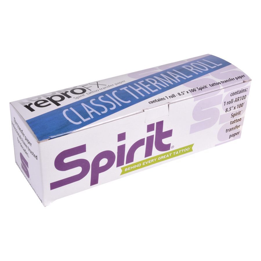 Repro FX Spirit lämpökirjoitinpaperi violetti Repro FX Spirit violetti hektografiapaperi laatikossa valkoisella taustalla