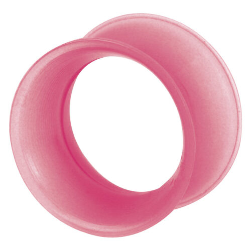 Kaos Softwearin vaaleanpunainen silikonitunneli, koko 3,0 mm, valkoisella taustalla