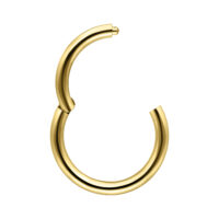 14K Kultainen Sarana Rengas - 1,2 mm, 8,0 mm Kultainen 14K lävistysrengas saranalla, paksuus 1,2 mm, halkaisija 8 mm