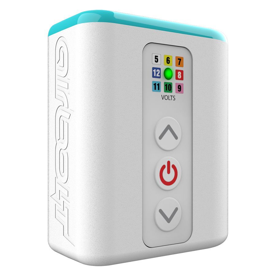 Airbolt Mini Akku-Pakkaus Valkoinen Wildcatilta Valkoinen Airbolt Mini Akku-Pakkaus alumiinikotelolla ja LED-näytöllä