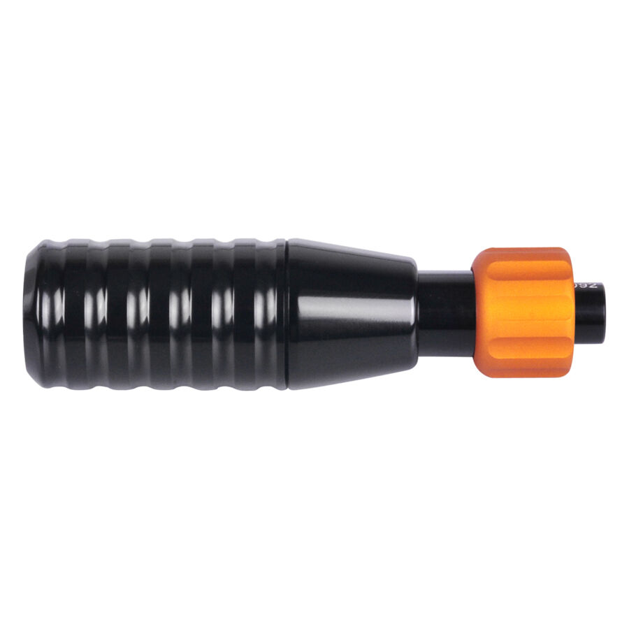 HAWK Kädensija 22mm mustana ja oranssina Musta HAWK Kädensija 22mm oranssilla korostuksella valkoisella taustalla