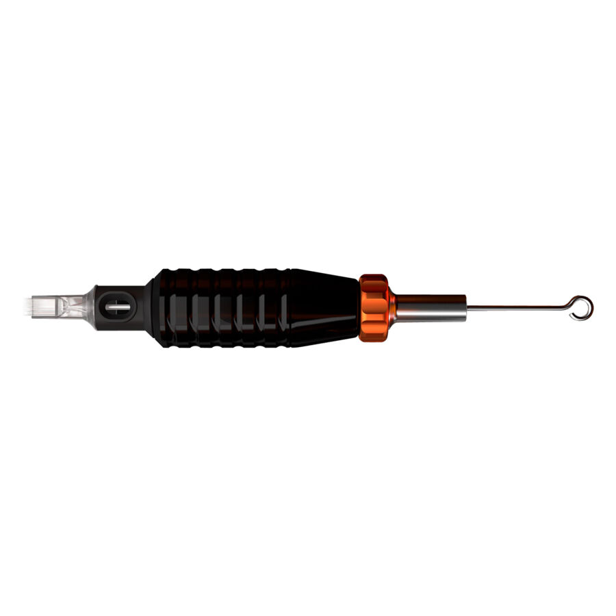 HAWK Hand Grip Flex 22mm, Musta Musta HAWK Hand Grip Flex 22mm ergonomisella muotoilulla valkoisella taustalla