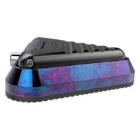 Delta Footswitch Cosmic Storm pinkissä ja sinisessä Delta Footswitch Cosmic Storm pinkki-sinisellä pinnalla neutraalilla taustalla