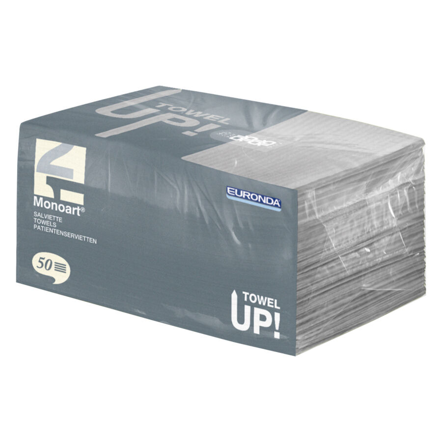 Harmaa Towel UP työalusta 50 kpl pakkaus Harmaa Towel UP 50 kpl pakkaus neutraalilla taustalla