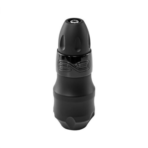 Musta FK Irons EXO 4.0 mm tatuointikone valkoisella taustalla