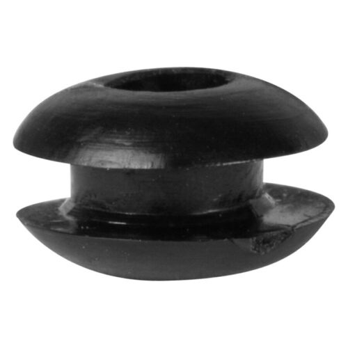 Musta Silicon Rubber Hard pyöreässä muodossa valkoisella taustalla
