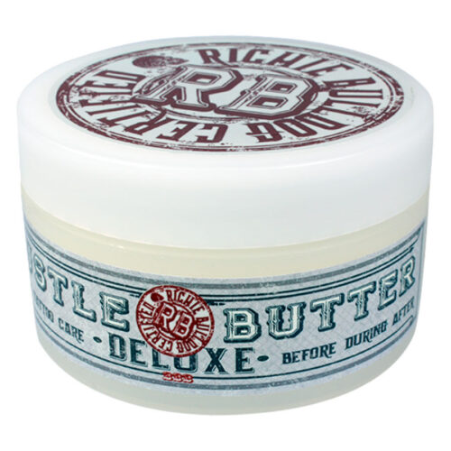 Purkillinen Hustle Butter Deluxe tatuointivoidetta, valkoinen kansi, 150 ml sisältöä