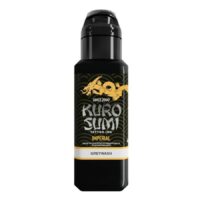 Musta Kuro Sumi Tatuointimuste Imperial Soft Greywash pullo valkoisella taustalla