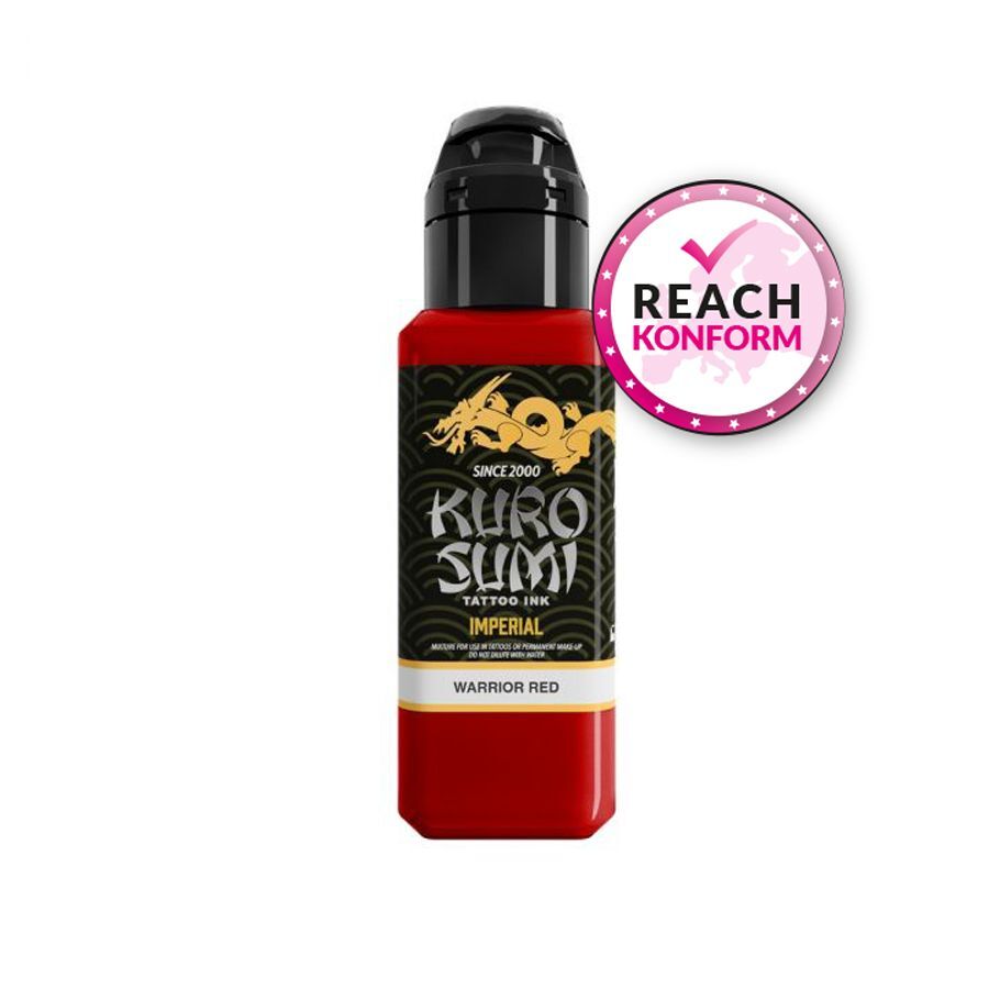 Kuro Sumi Warrior Red tatuointiväri 22ml Punainen Kuro Sumi tatuointiväripullo Reach-yhteensopivalla logolla