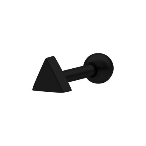 Musta Triangle Barbell ulkokierteellä valkoisella taustalla