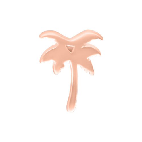 Ruusukultainen Palm-osa Push Fitille valkoisella taustalla