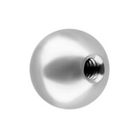 Hiottu pallo kristallilla, 2,5 mm, kristallinkirkas Hopeinen hiottu pallo kirkkaalla kristallilla, 2,5 mm koko, valkoisella taustalla