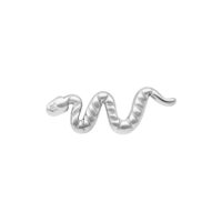 Hopeinen Snake -lisäosa titaanista valkoisella taustalla