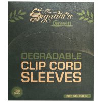 Biohajoavien Clipcord-hihojen pakkaus, 50x750mm, The Signature Green