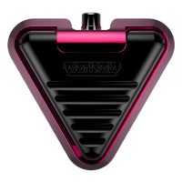Pinkki-musta Delta Footswitch Bubblegum alumiinista, studiokuva