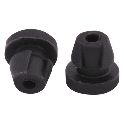 Black Rubber Nipples - mustat tatuointikoneen kumitutit (100 kpl)