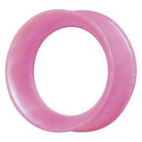 Vaaleanpunainen silikonitunneli Kaos Softwearilta, koko 6,0mm, valkoisella taustalla