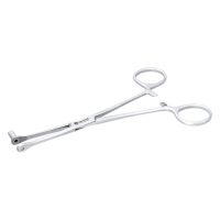 Hopeinen Septum Close End -työkalu valkoisella taustalla
