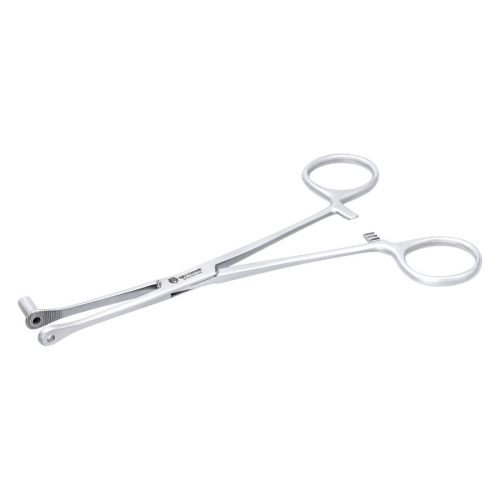 Hopeinen Septum Close End -työkalu valkoisella taustalla