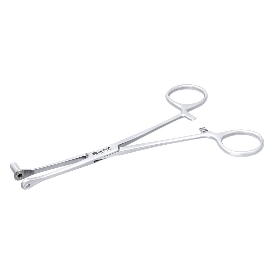 Hopeinen Septum Close End -työkalu valkoisella taustalla