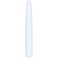 Valkoinen PTFE venytyssauva valkoisella taustalla, 90 mm pituus