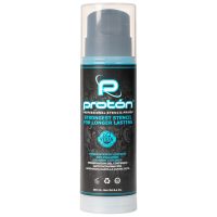 Proton Airless Stencil Primer sininen, 250ml pullo valkoisella taustalla