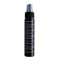 Piercingsuihke 60ml Aloe Veralla Musta suihkepullo, jossa on piercingsuihke, 60ml, valkoisella taustalla