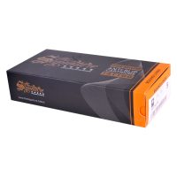Wildcat Round Liner Cartridges Box Musta laatikko oransseilla yksityiskohdilla, Wildcat-logo ja Round Liner Cartridges