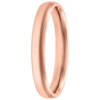 Ruusukultainen perusrengas kirurginteräksestä 316L, koko 17,0 mm