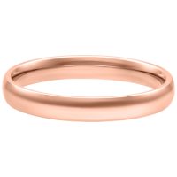Ruusukultainen sormus 17,0 mm valkoisella taustalla