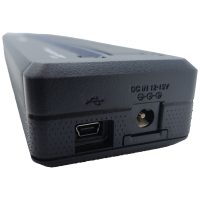 Kompakti A4 lämpötulostin USB-liitännällä Musta A4 lämpötulostin USB- ja DC-liitännällä, lähikuva
