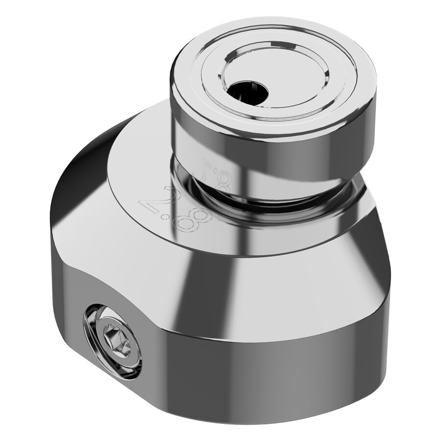 Harmaa kiiltävä FK Ironsin Spektra Halo 2 Stroke Wheel Kit valkoisella taustalla