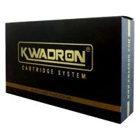 Soft Edge Magnum Long Taper Tatuointineulat 20 kpl Musta Kwadron-pakkaus, jossa kultainen teksti valkoisella taustalla