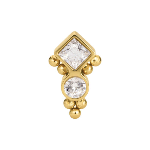 Push Fit Bubble Ornament Attachment - Kultainen metalli