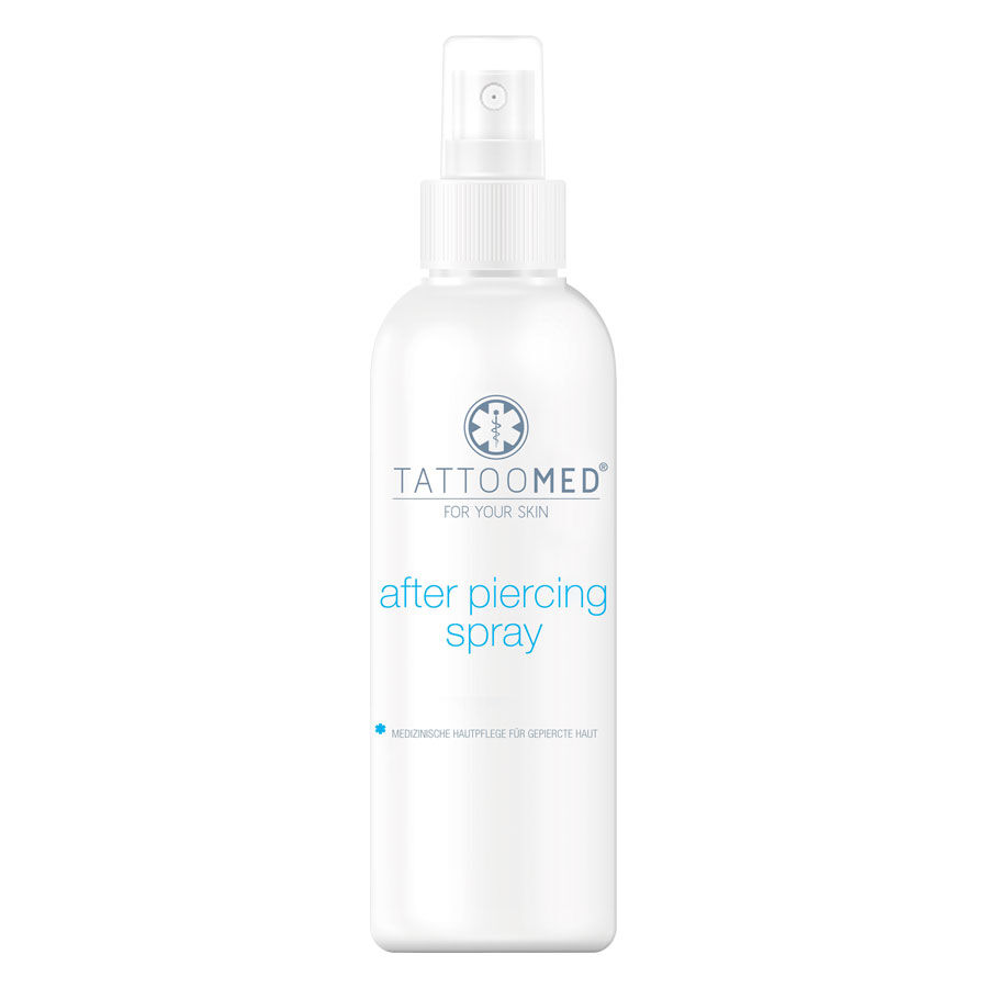 Valkoinen TattooMed® After Piercing Spray 75ml valkoisella taustalla