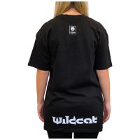 Musta Oversized T-paita Wildcat-logolla takaapäin