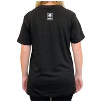 Musta Wildcat T-paita logoprintillä Musta Wildcat T-paita logoprintillä selässä, valkoisella taustalla