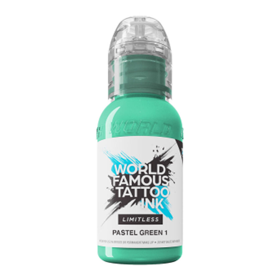 World Famous Ink Limitless Pastel Green 1 - tatuointimuste World Famous Ink Limitless Pastel Green 1 - tatuointimuste