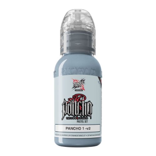 Harmaa tatuointiväri 30ml pullossa valkoisella taustalla