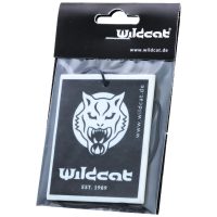 Musta Wildcat-ilmanraikastin susilogolla, pakattu kirkkaaseen muoviin