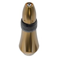 Xion Pen Gorilla Gold -tatuointikone Kultainen Xion Pen -tatuointikone valkoisella taustalla